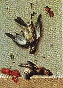 Jean Baptiste Oudry Nature morte avec trois oiseux morts USA oil painting artist